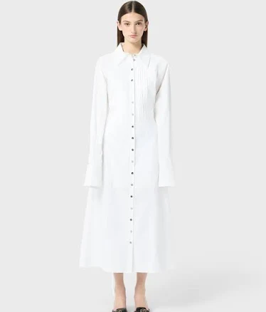 Blumarine Pleated Shirt Dress