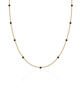 Black Spinel Necklace