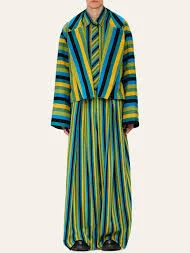 The Cropped Jacket STRIPE Large