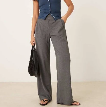 Womens JACQUELINE de YONG Black Recycled Polyester Jeans & Pant