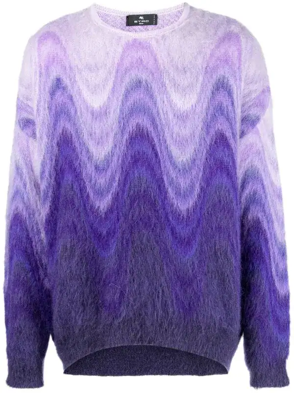 Swirl-print Jumper