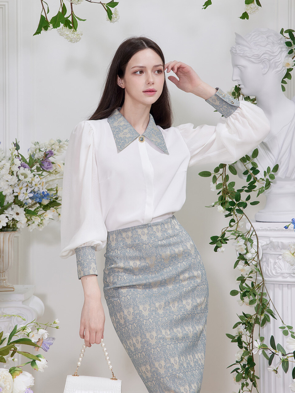 Rachel Jacquard Skirt