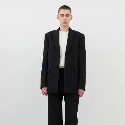 INSILENCE Panelled Wool Blazer