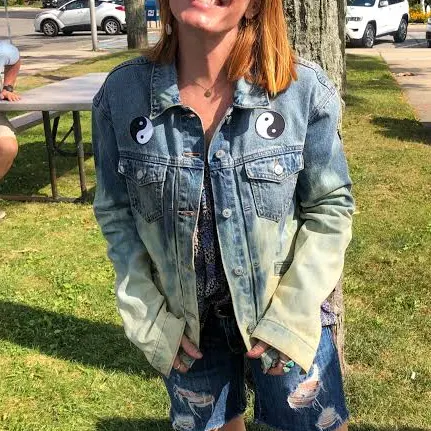 Bleach Dye Denim Jacket