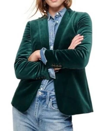 Women's J.Crew Parke Velvet Blazer