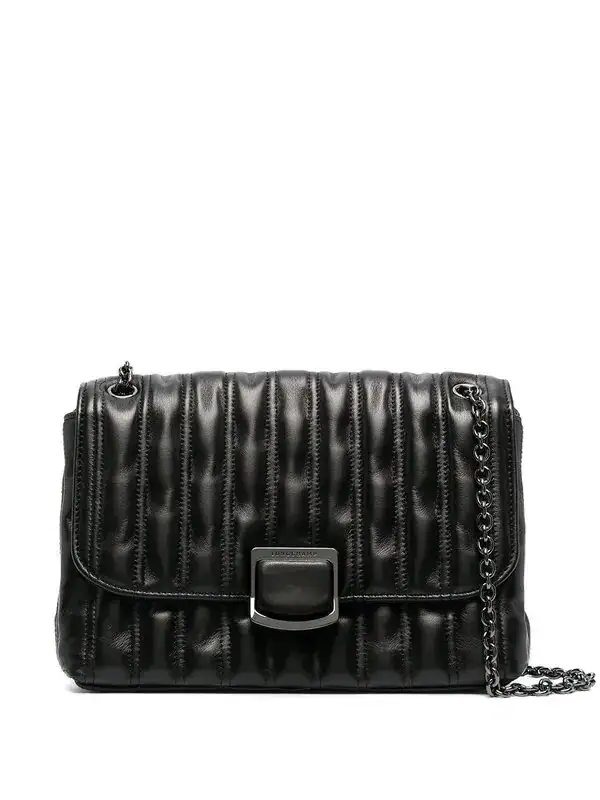 Brioche Leather Crossbody Bag