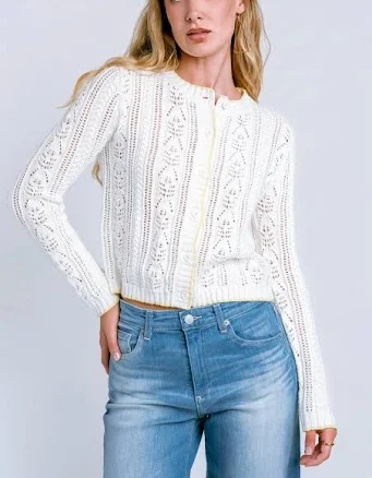 Daisy Cardigan Ivory / L