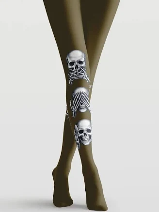 Viken Plan Skull Graphic Tights