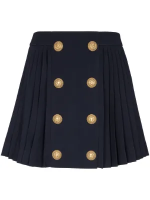 High-waist Pleated Skirt