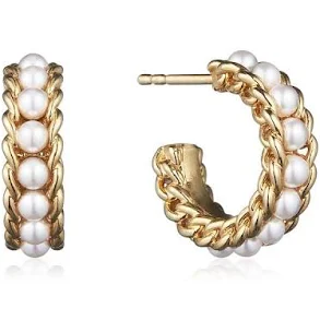 Ille Lan Gentler Unit Hoop Earrings