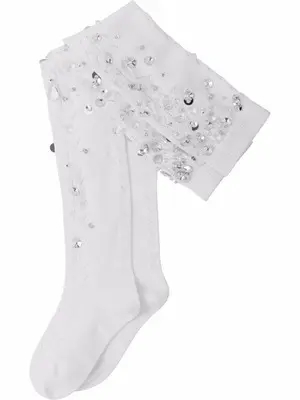 Sequin-embellished Socks