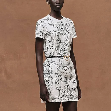 Hermès Women's Ferronnerie Remix Dress