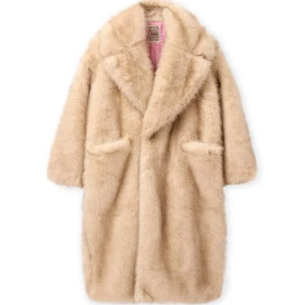 Faux Fur Oversized Long Coat