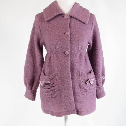 Lilac Purple Jill Stuart York Stretch Long Sleeve Jacket 140 Xxs