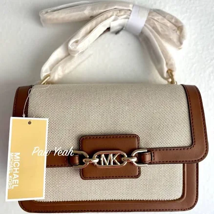 MICHAEL Michael Kors Heather Large Canvas Shoulder Bag