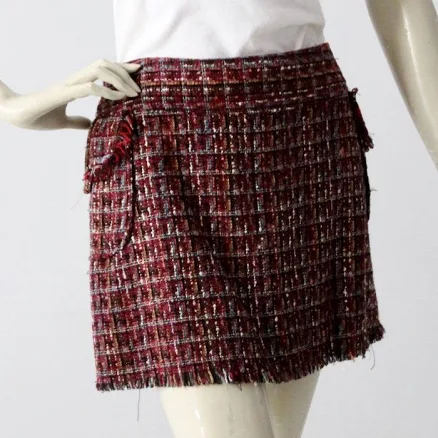 Vintage Tweed Mini Skirt