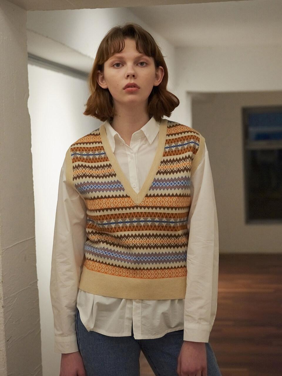 Indi Jacquard Vest