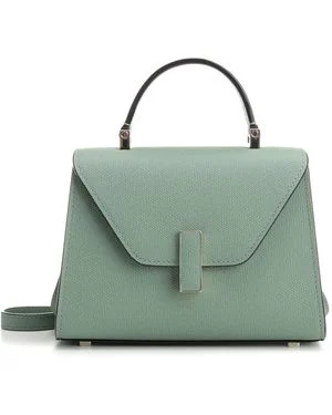 Iside crossbody micro bag - Smokey Blue - Millepunte calf leather