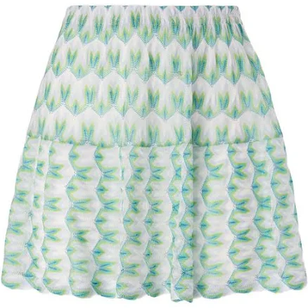 Missoni Women's Pleated Geometric Mini Skirt