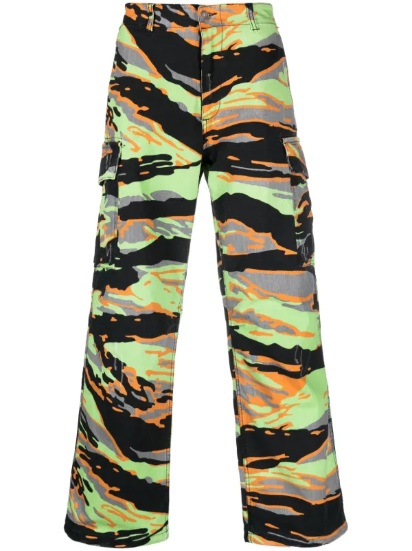 Graphic-print Cargo Trousers