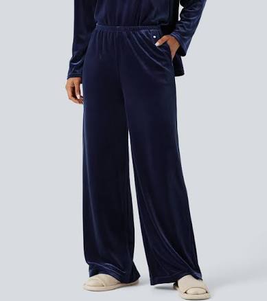 Halara High Waisted Pocket Velvet Work PantsHalara High Waisted Pocket Velvet Work Pants
