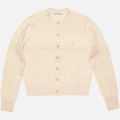 Acne Studios Fitted Yak Wool Cardigan