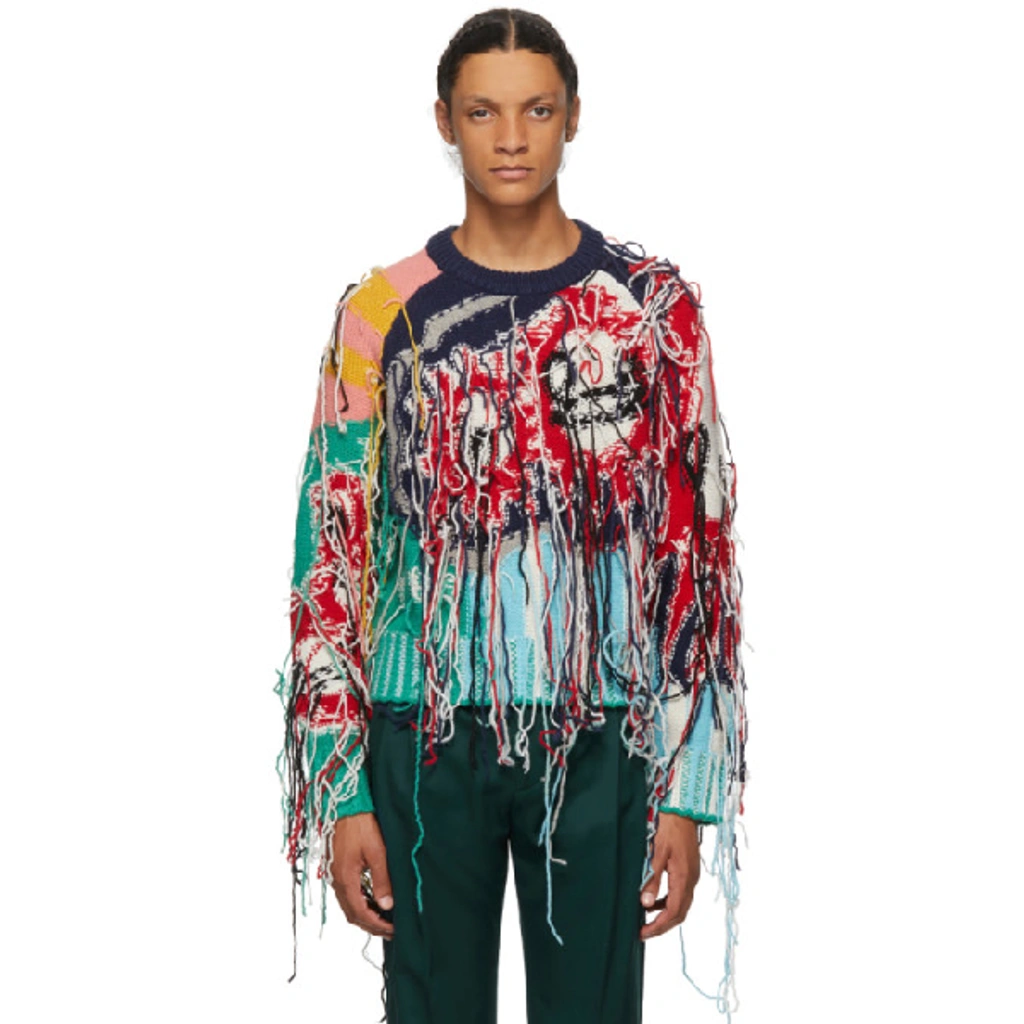 Multicolor Guddle Tassle Sweater