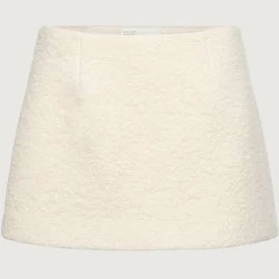 Oak + Fort Wool Blend Pleated Mini Skirt