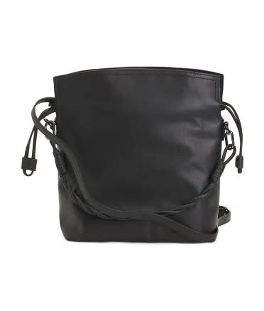 Madeleine Leather Bucket Bag