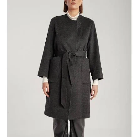 1982 Women's Cashmere Belted Lapel Coat