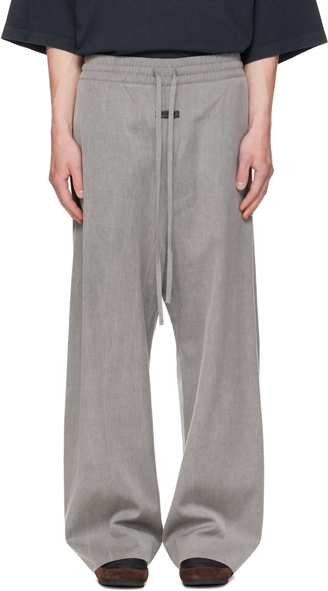 Patch Tied-Waist Trousers