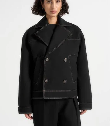 Manière de Voir Unisex Tailored Double Breasted Jacket