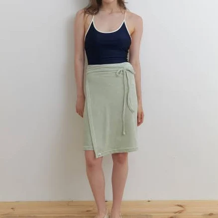 IULAI Terry Wrap Skirt