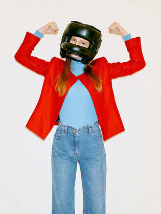 Volume Hem Line Jacket