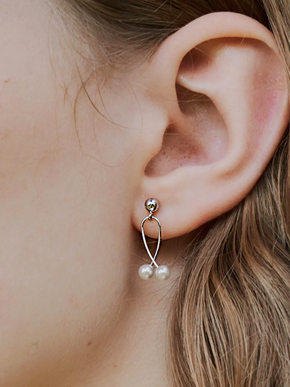 Pearl Cherry Earrings