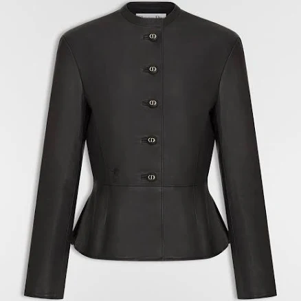 DIOR Women's Fitted Lambskin Jacket