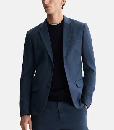 H&M Men's Skinny-Fit Single-Breasted Jacket