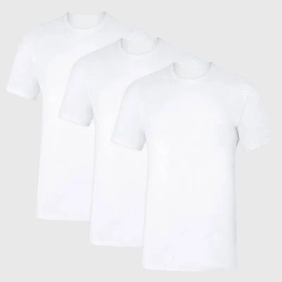 Hanes Premium Men's Sweat Block Crewneck Undershirt 3pk