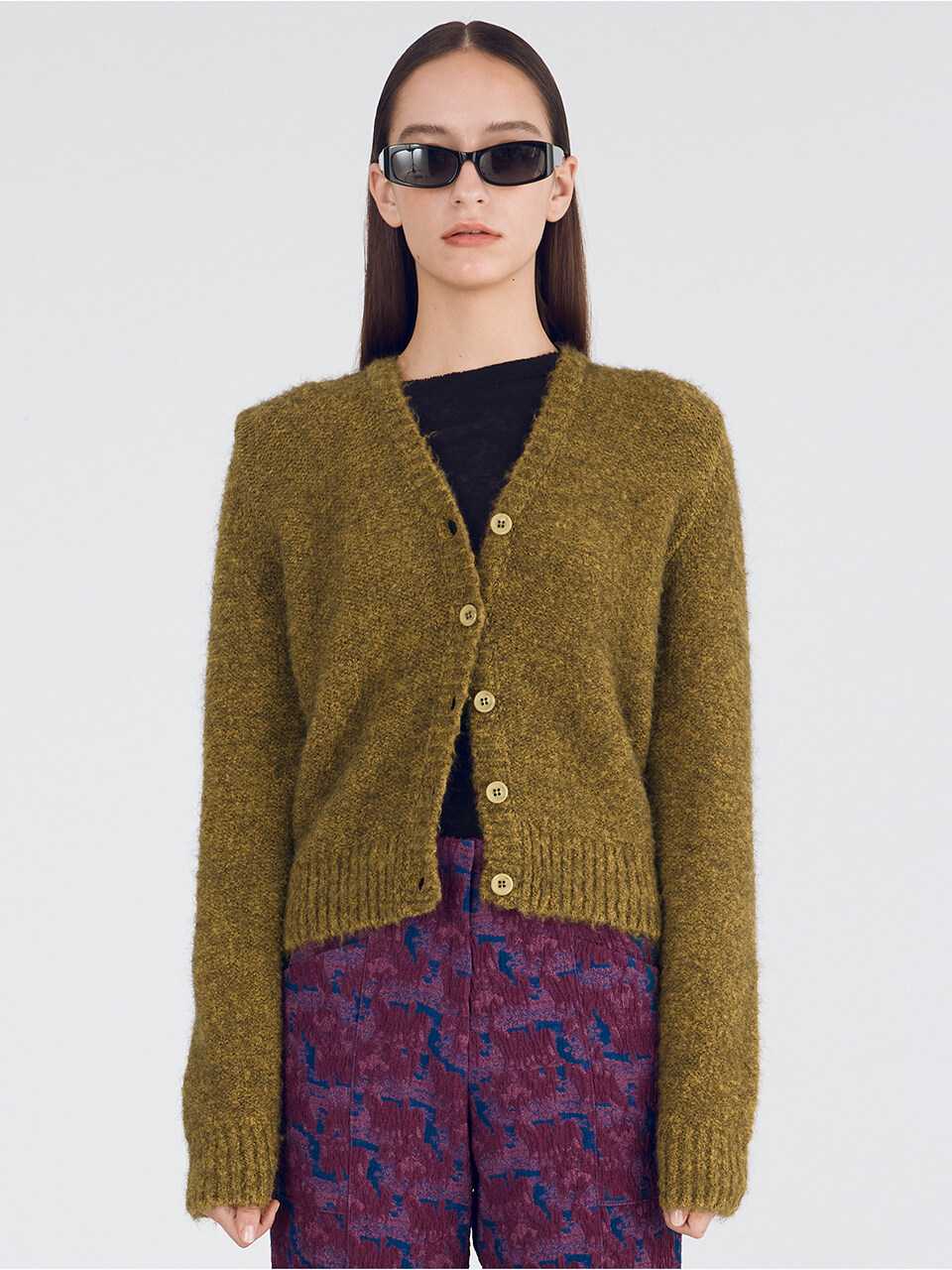 Boucle Knit Cardigan