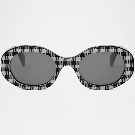 Triomphe Women's Round Oval Sunglasses