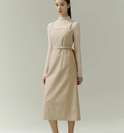 MICHAA Layered Above-Knee Versatile Dress