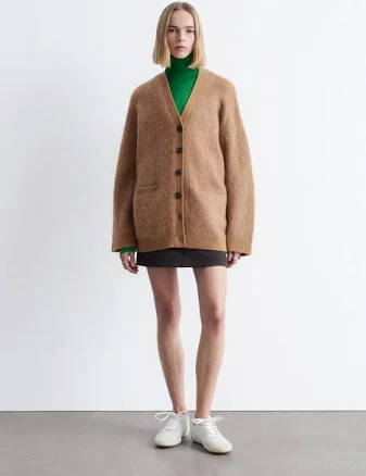 & Other Stories Oversized Mohair-Blend Cardigan