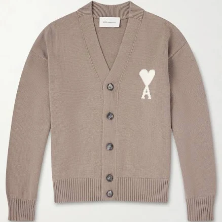AMI PARIS Men's Ami de Coeur Cardigan