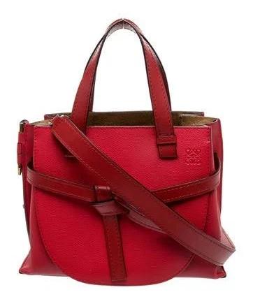 Loewe Women's Gate Top-Handle Calfskin Leather Tote Bag
