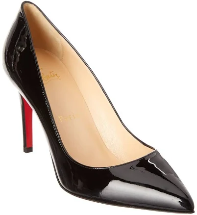 Women's Christian Louboutin Pigalle Follies 85 Patent Pump