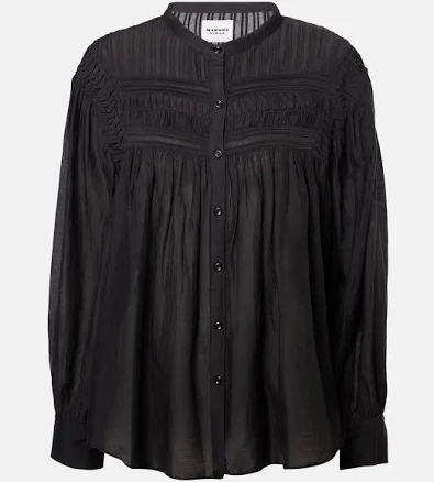 Isabel Marant - Etoile Plalia Cotton-Blend Top- Size 40/US Size 8