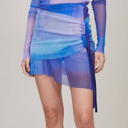 Mesh Miniskirt