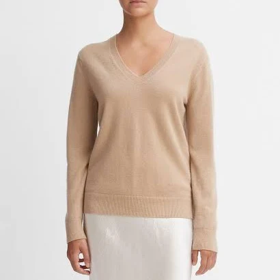 Vince Women's Weekend V Neck Cashmere Sweater