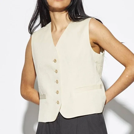 Cotton-Linen Vest