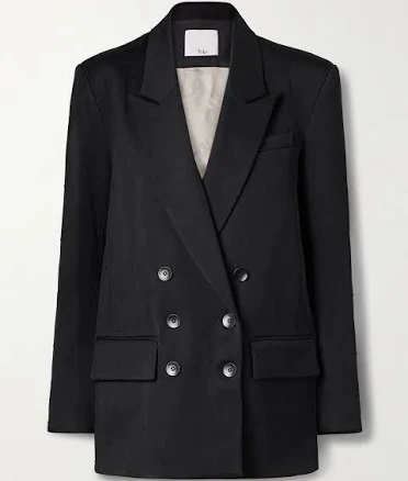 Tibi Women's Double-Breasted Wool-blend Twill Blazer